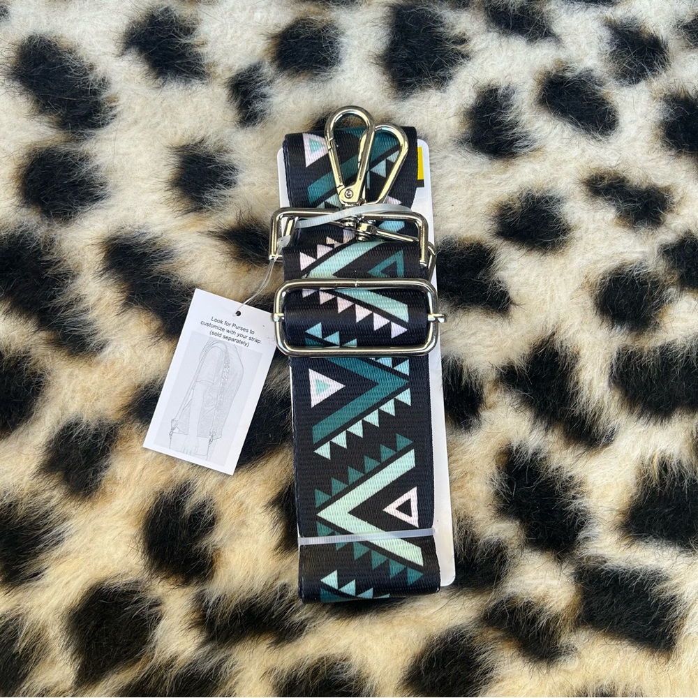 Geometric Patterned Bag/Purse Strap